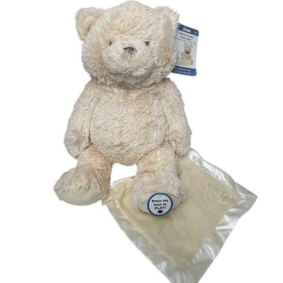GUND Peek-A-Boo Teddy Bear Animated Stuffed Animal Plush - Picture 1 of 12